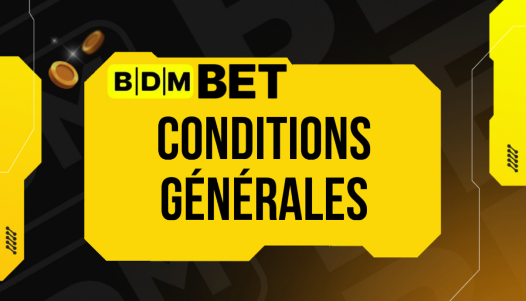 Conditions Generales Bdmbet